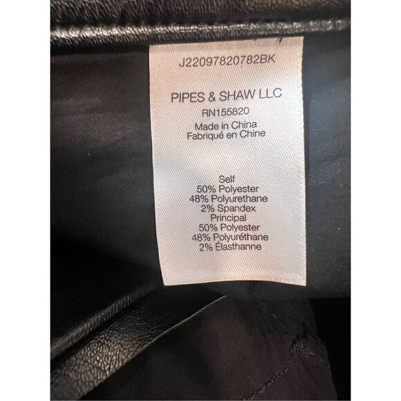 Veronica Beard Women's Brown High Rise Faux Leather Flare Pant Size 30 NWOT - Picture 8 of 10